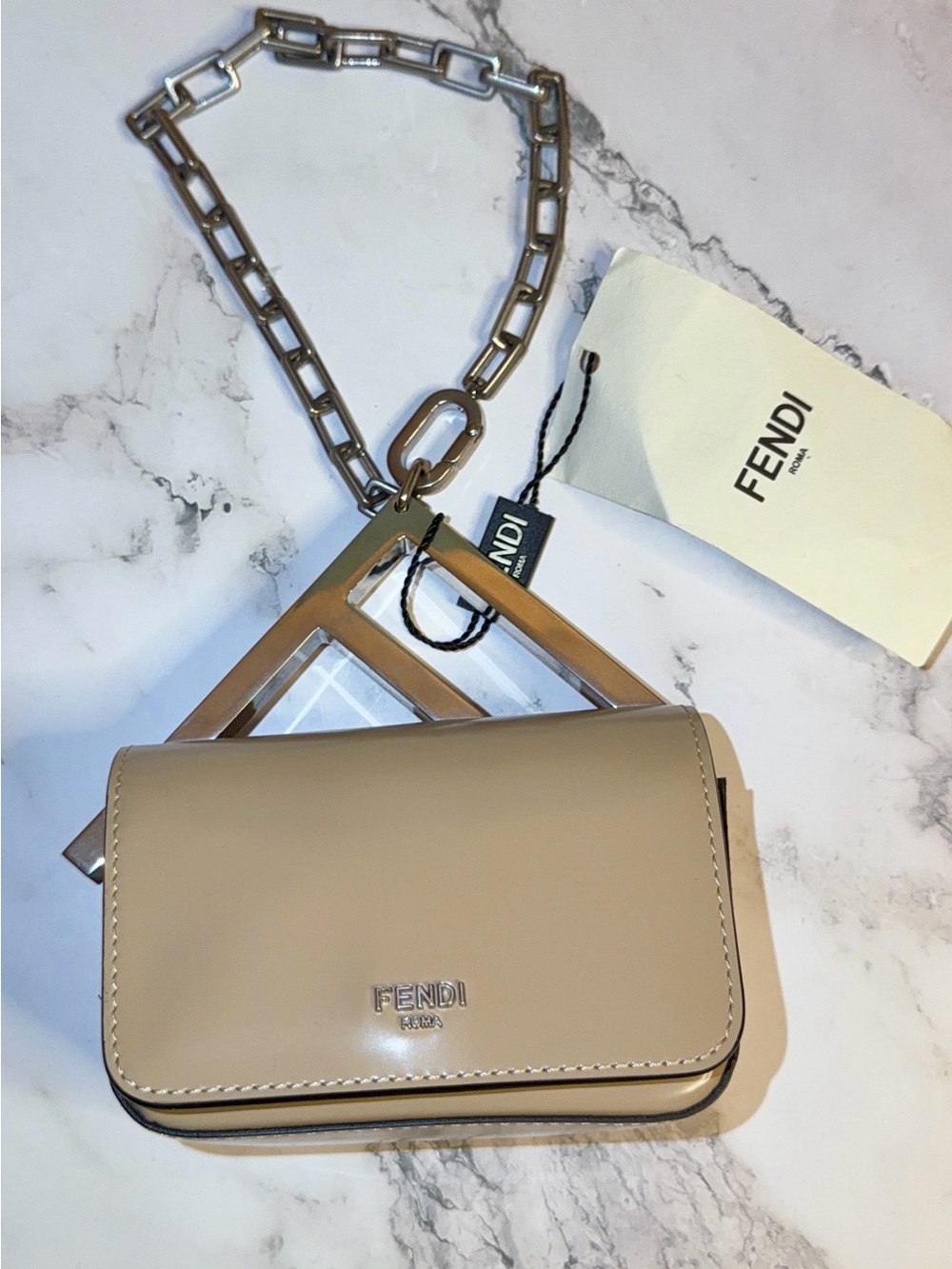 Fendi Leather First Sight Mini Handbag